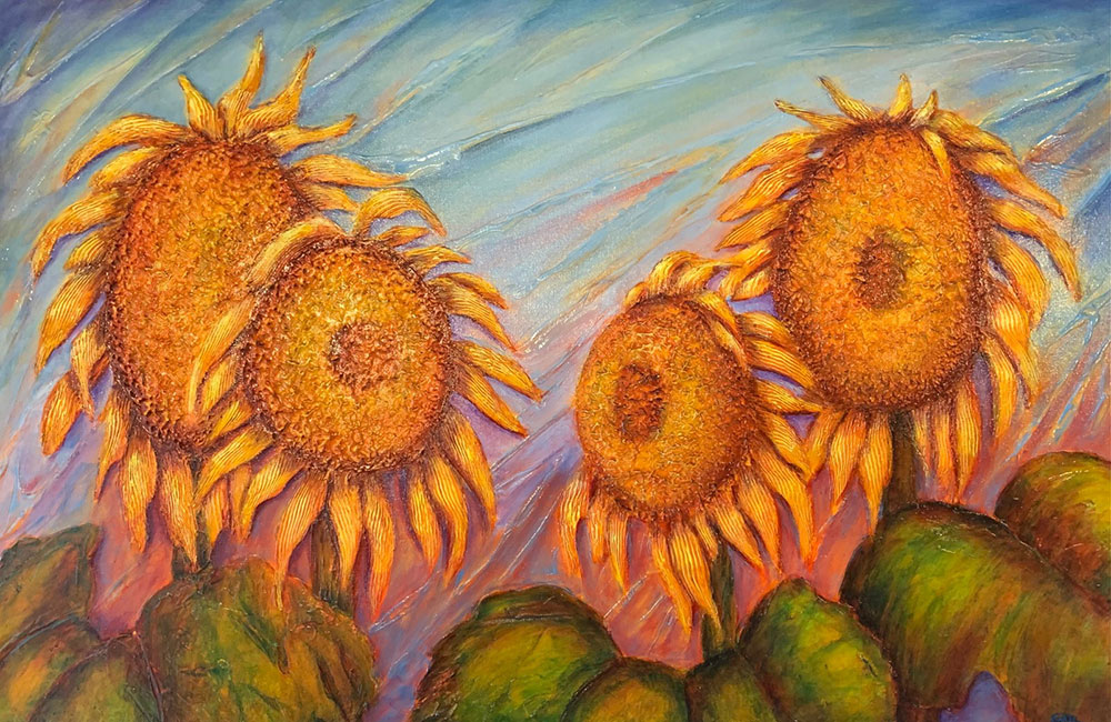 Blue Skies and Sunflowers